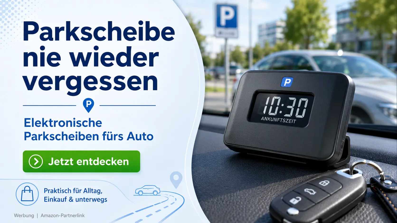 Elektronische Parkscheiben fürs Auto bei Amazon entdecken